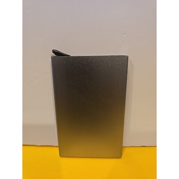 Slim Wallet Minimalist Metal Pop Up RFID Blocking Credit Card Holder Aluminum R - Picture 1 of 3
